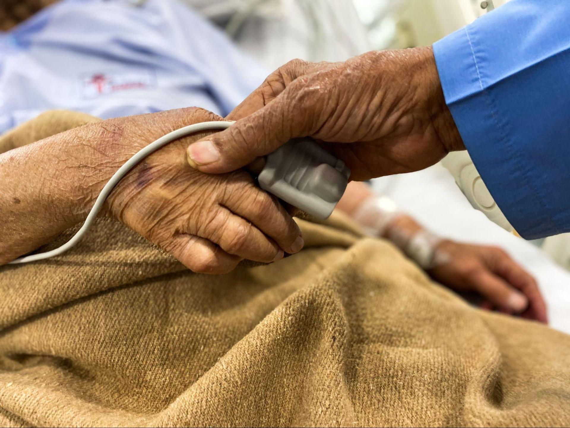Nutritional Challenges for Ageing Populations in the EU an old patient lying the hospital bed