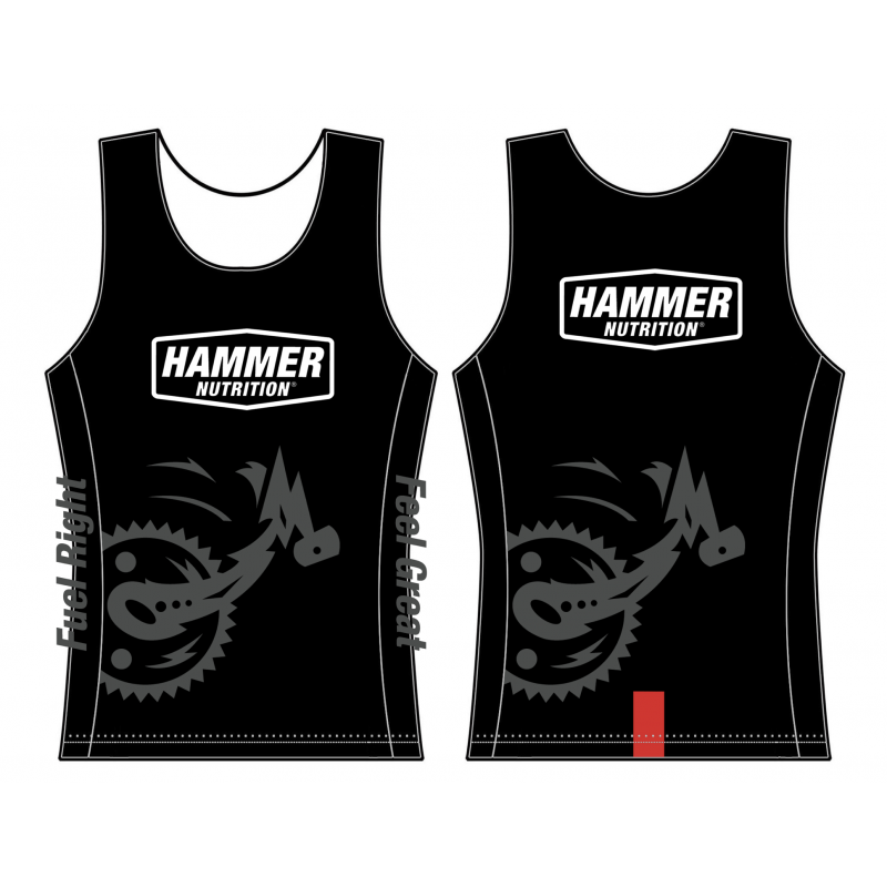 Running Singlet Schwarz Männer