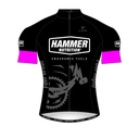CUORE Damen Radtrikot Schwarz-Rosa
